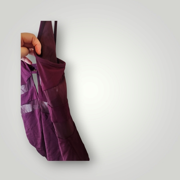 Jets Austalia Jessika Allen Plunge One Piece maroon bodysuit size 8 - Picture 5 of 16